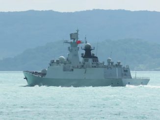 China warship image